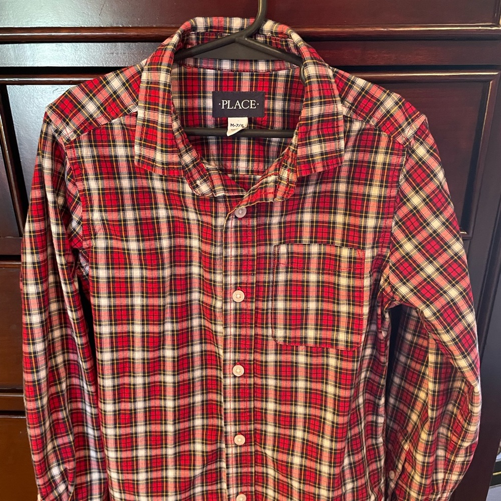 Boys button down long sleeve